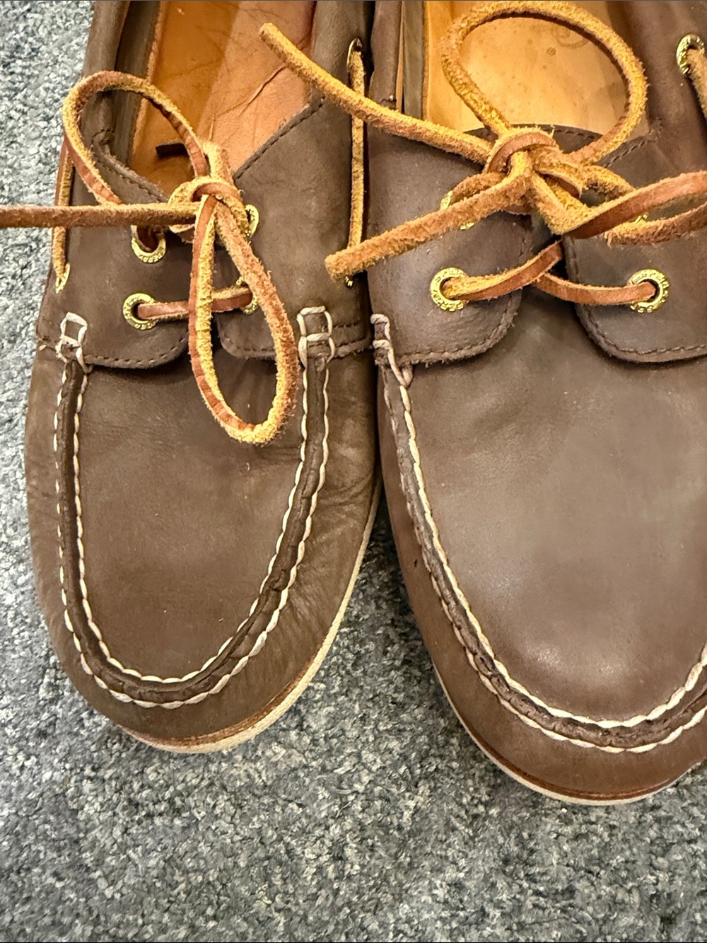 Sperry Gold Cup Brown Leather Boat Shoes - Picture 5 of 10